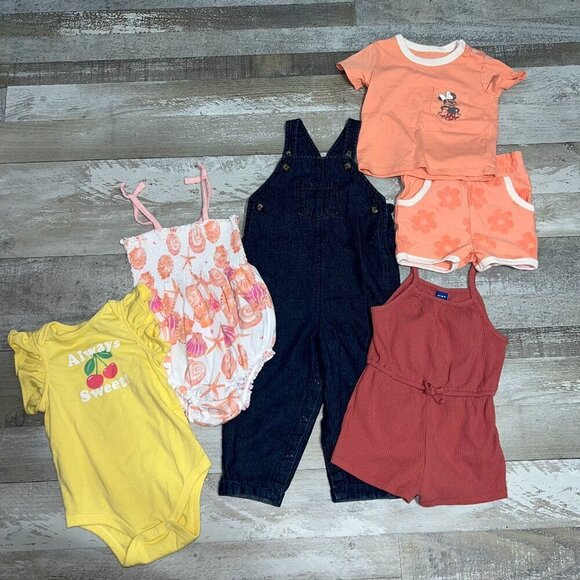 Carter's Other - 6-Piece Toddler Girl Outfit Bundle Size 12-18M